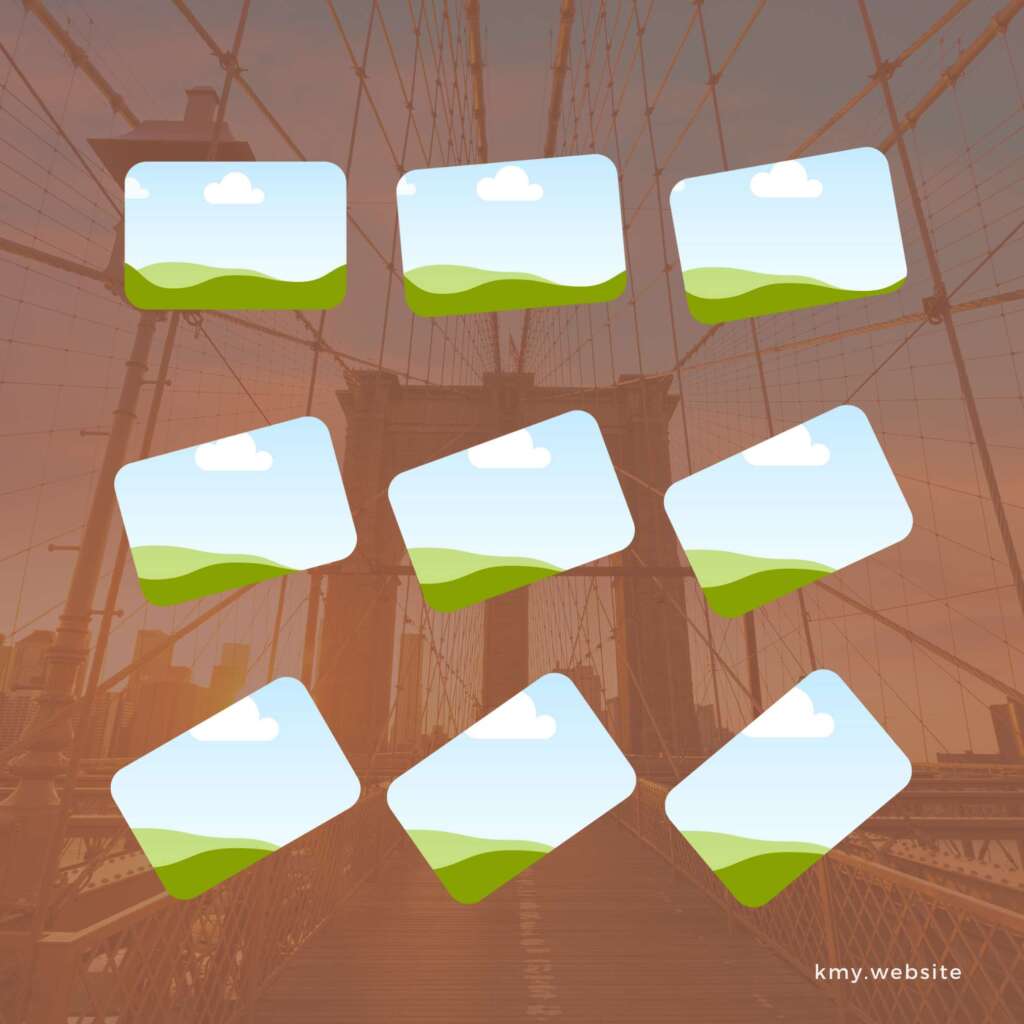 36 Rounded Rectangle Photo Frames for Canva つくるデポ