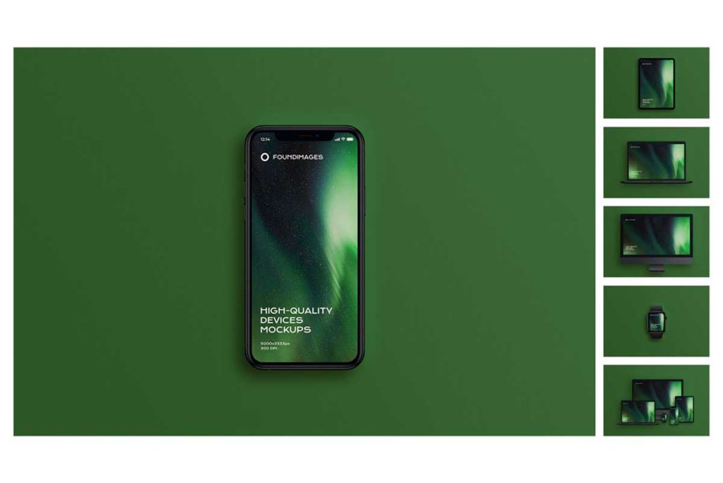 360 DEVICE MOCKUP BUNDLE