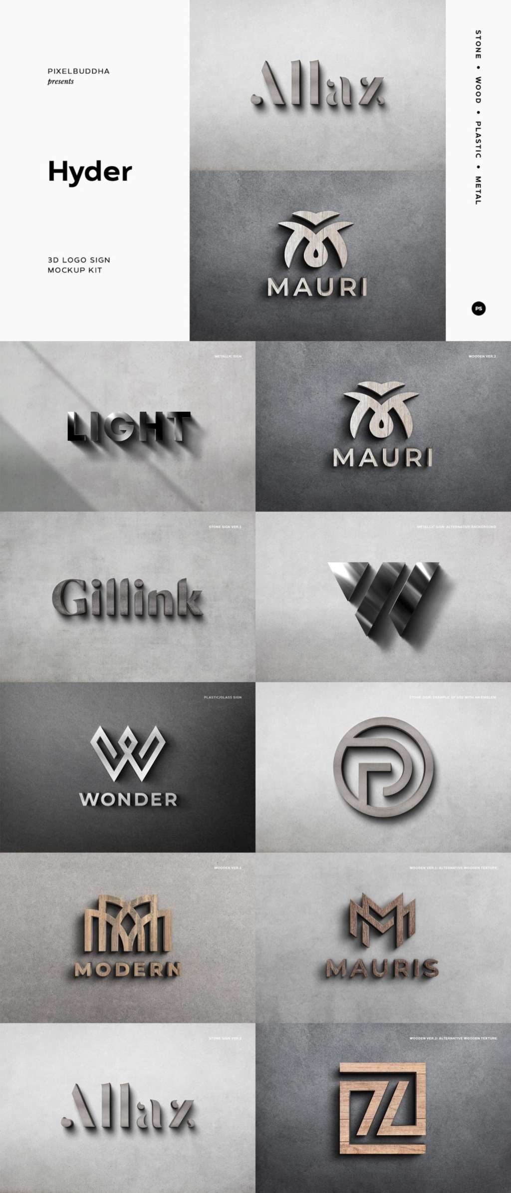 HYDER SIGN MOCKUPS