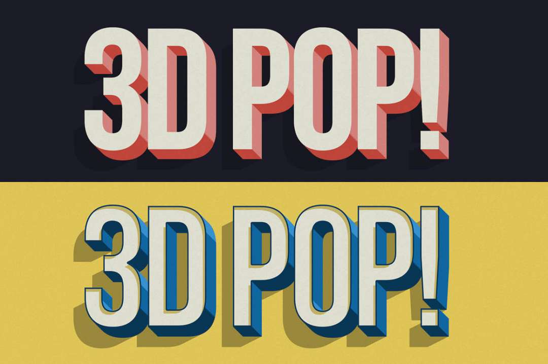3D POP! PHOTOSHOP EFFECTS