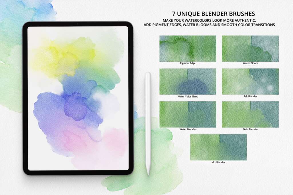 Realistic Watercolor Toolkit