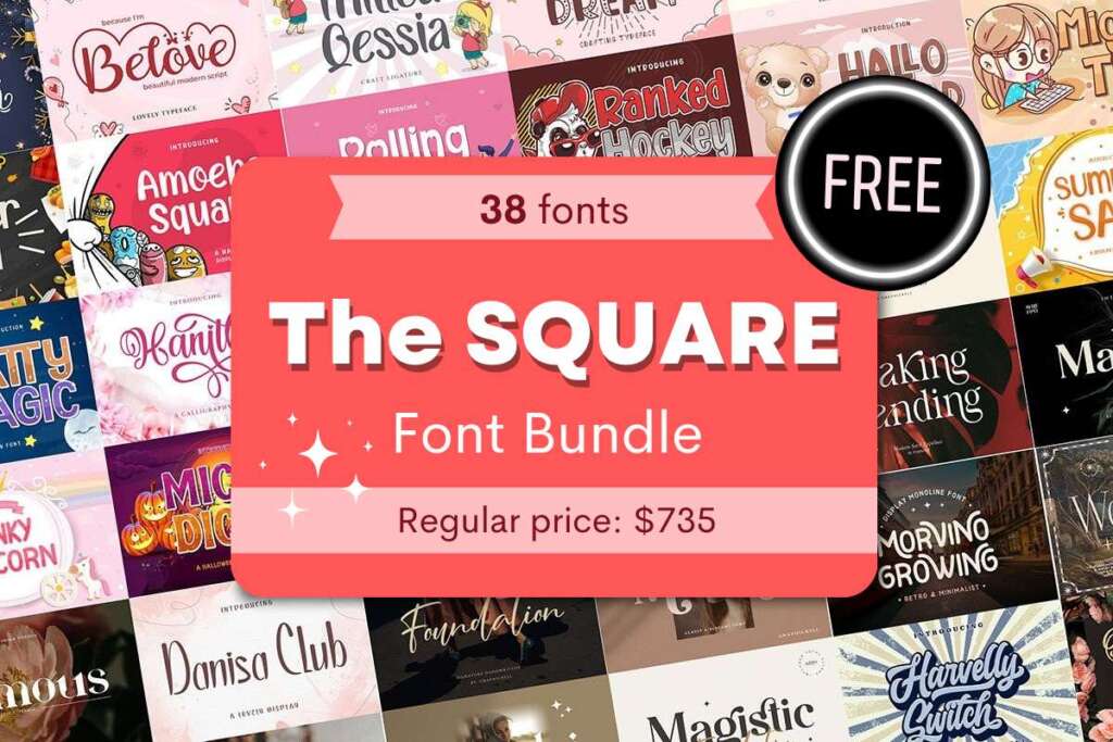 The Square Font Bundle