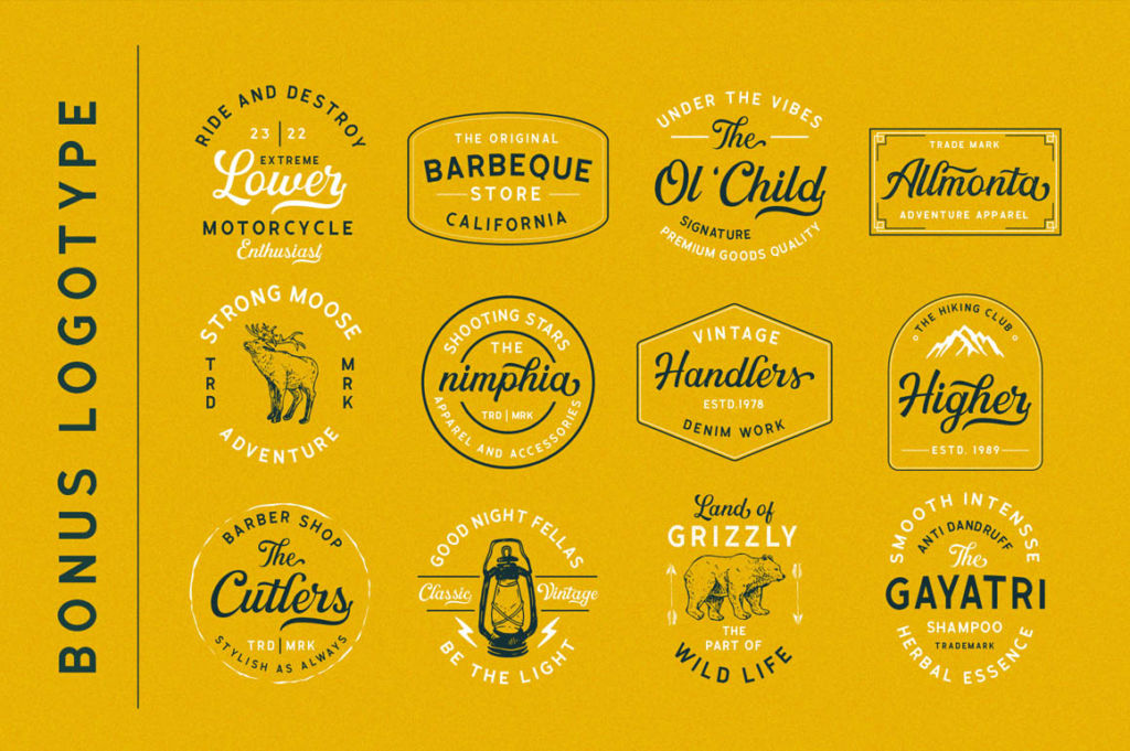 GOLD COAST – VINTAGE SERIF + EXTRAS