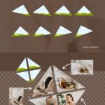72 Right Triangle Photo Frames + 54 Combinations for Canva