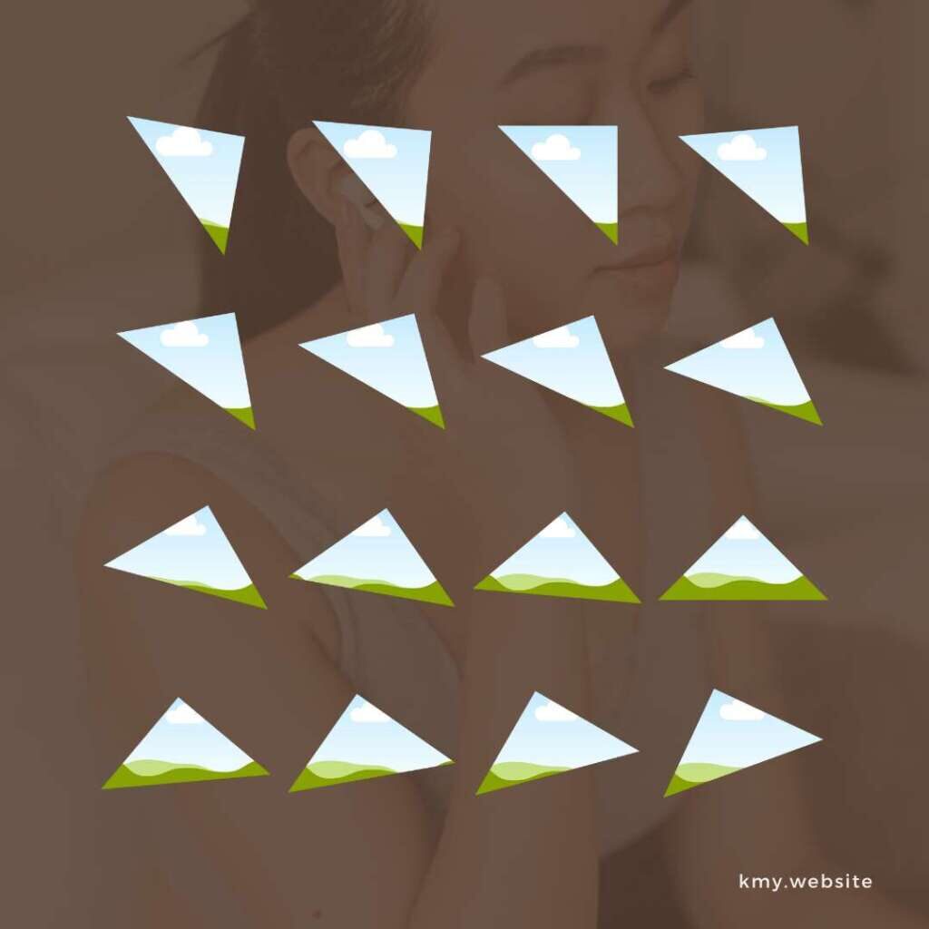 72 Right Triangle Photo Frames + 54 Combinations for Canva
