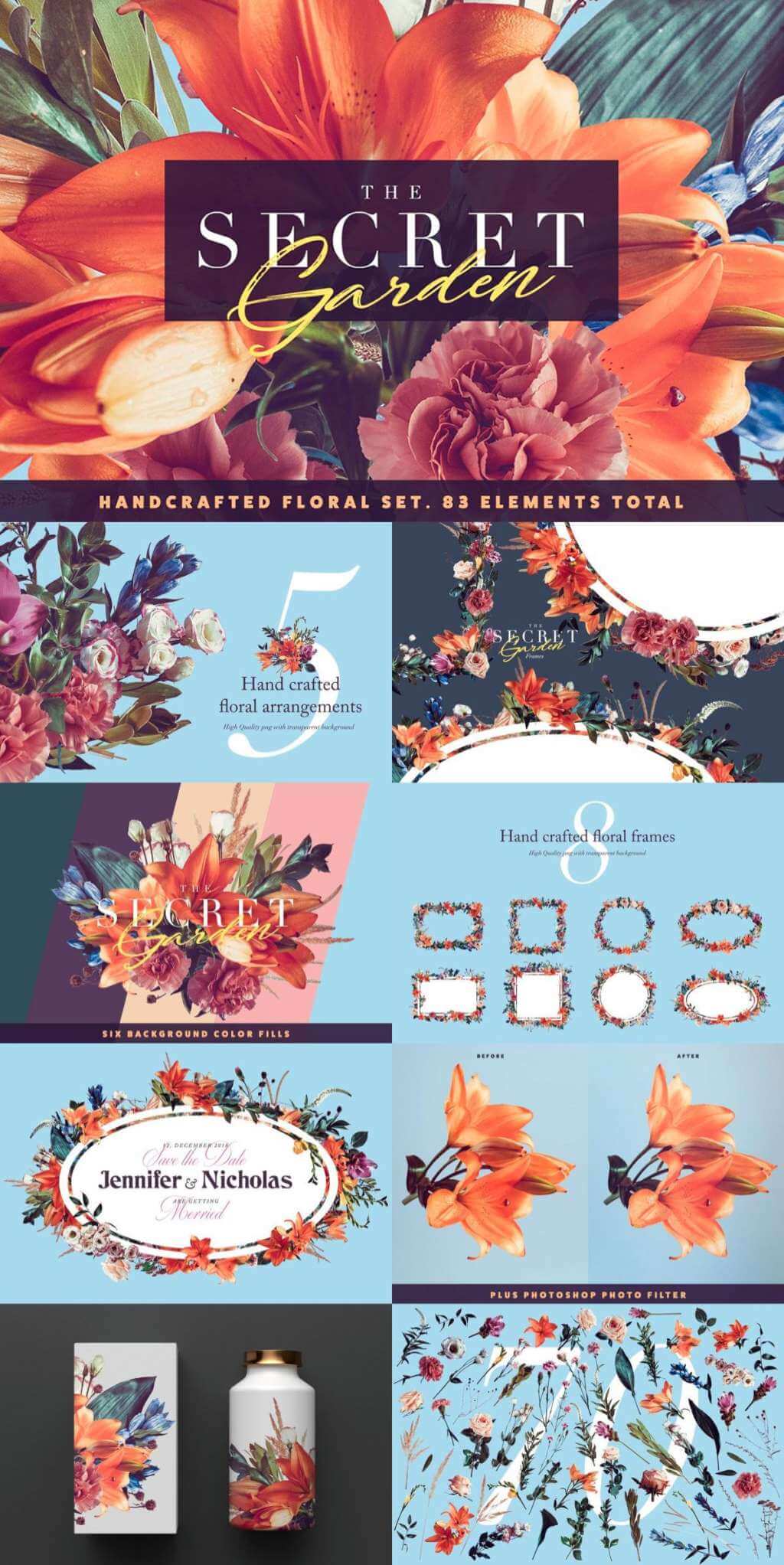 THE SECRET GARDEN – FLORAL PACK
