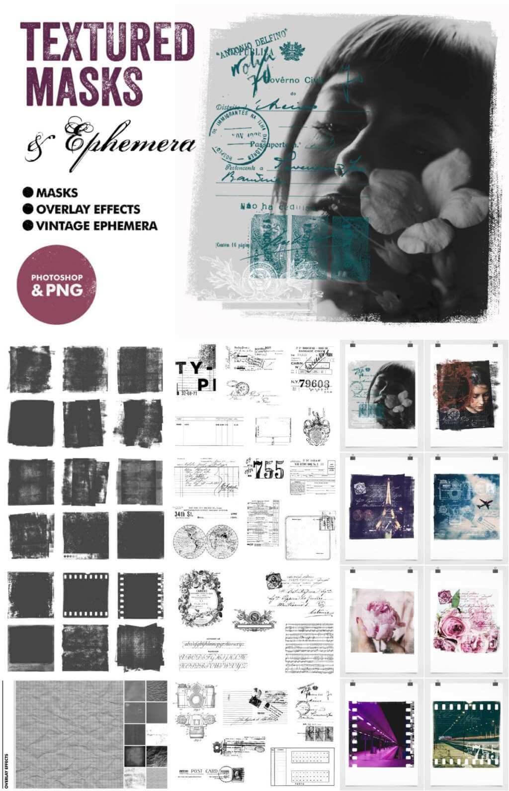 TEXTURED MASKS & EPHEMERA