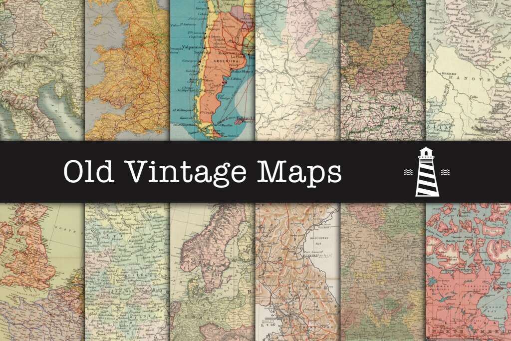 Vintage Map Backgrounds
