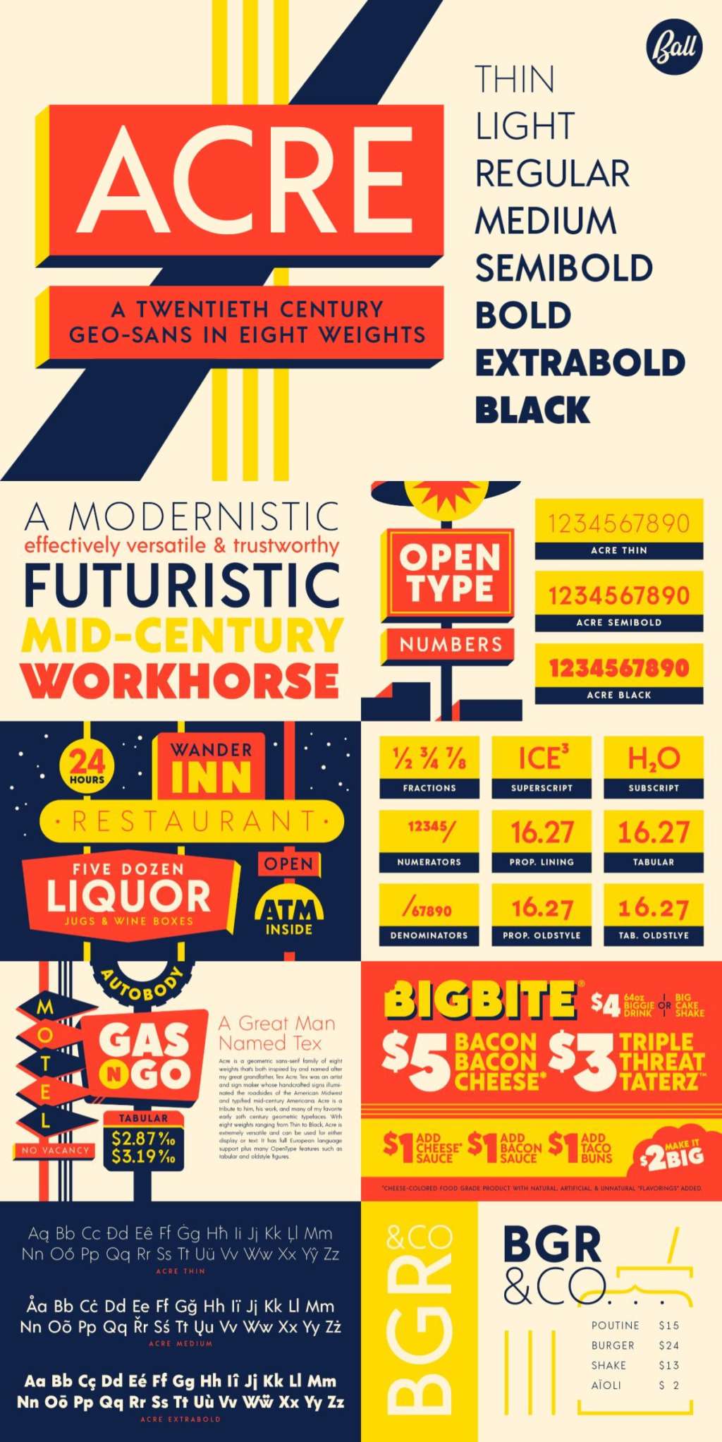 ACRE FONT FAMILY