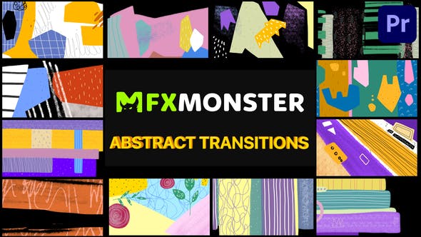 Abstract Transitions | Premiere Pro MOGRT
