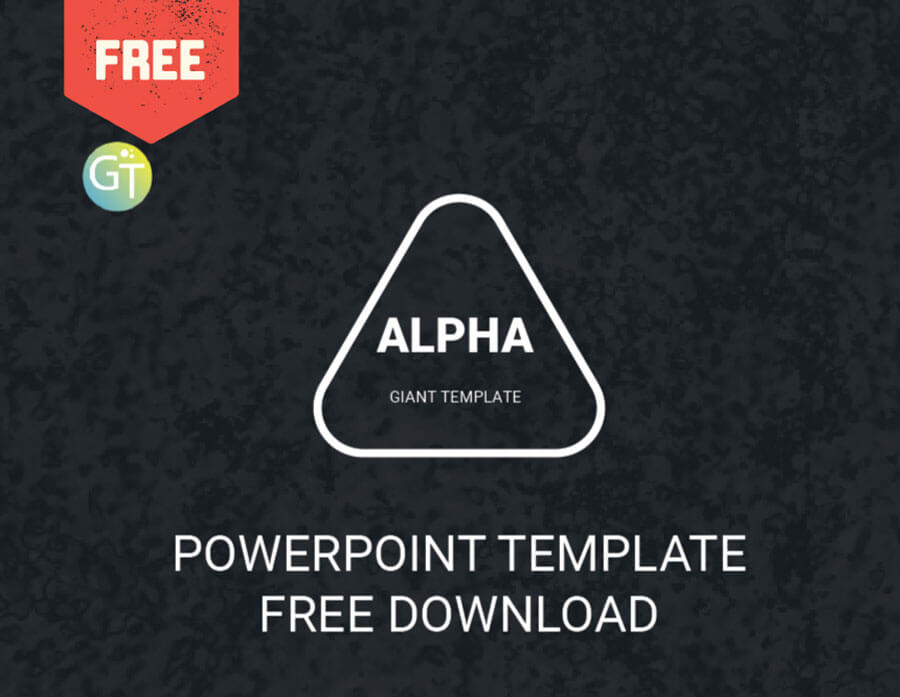 ALPHA - FREE POWERPOINT TEMPLATE