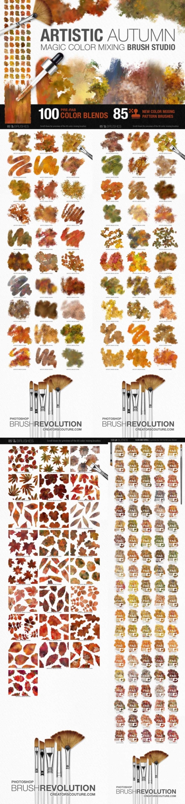 ARTISTIC AUTUMN PAINT BRUSH STUDIO