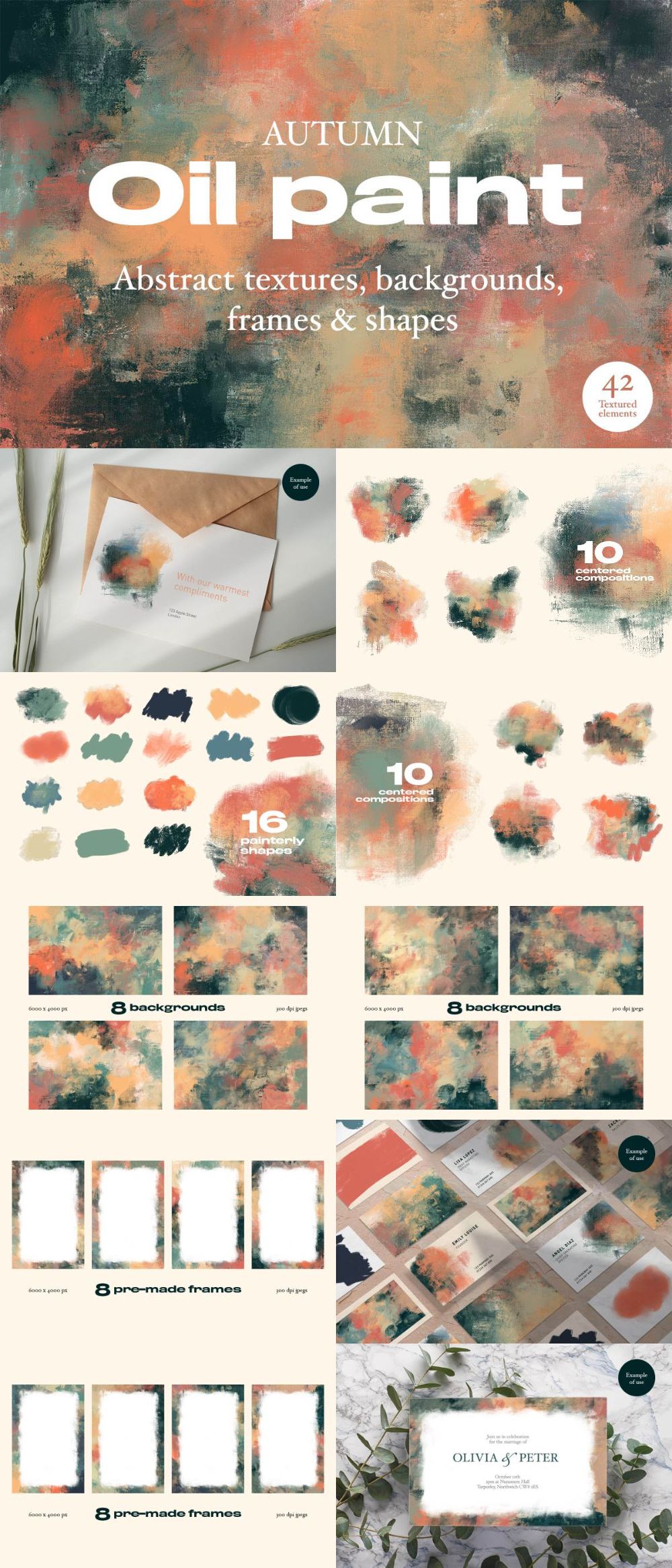Autumn Oil Paint Texture Pack