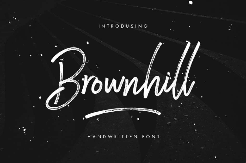 BROWNHILL SCRIPT FONT
