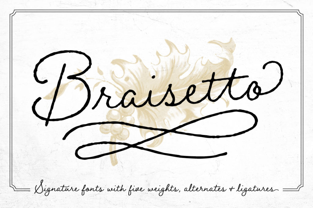 Braisetto Font Family