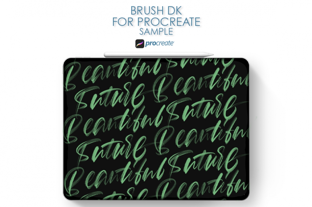 Free: Brush DK For Procreate Sample
