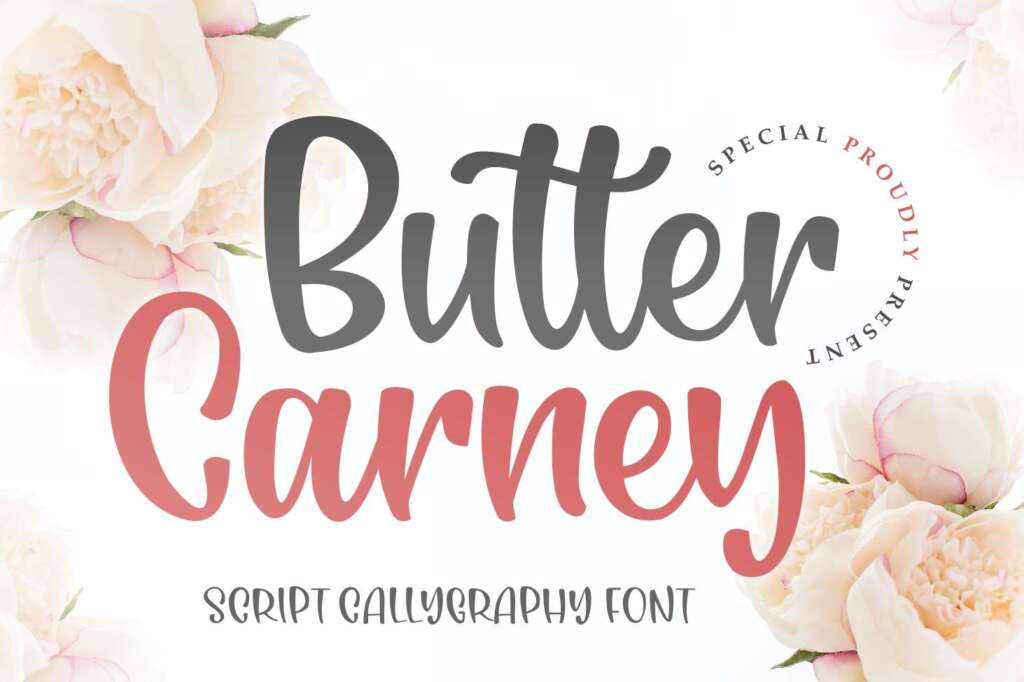 Butter Carney Font

