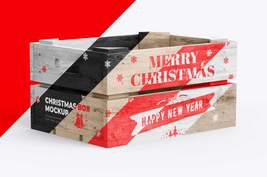 CHRISTMAS BOX MOCKUP
