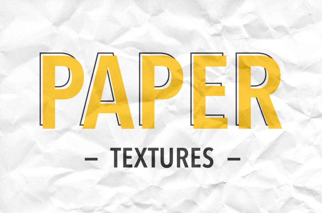 CRUMPLED PAPER TEXTURES SET
