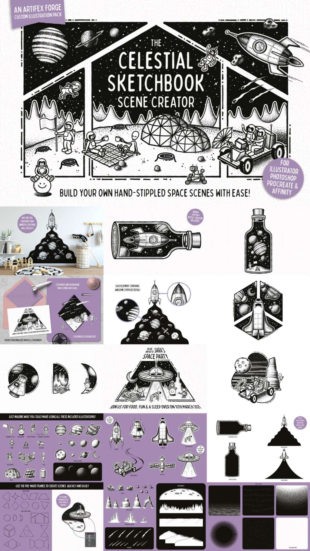 Celestial Sketchbook – Scene Creator