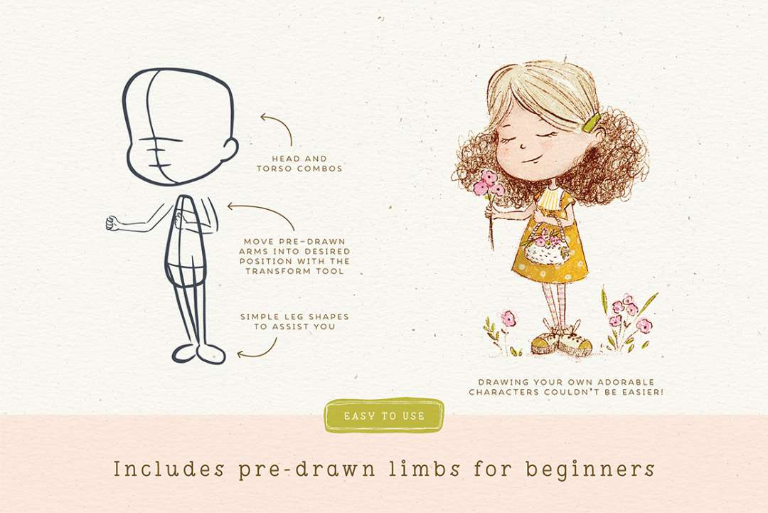 CHARACTER DRAWING TOOLKIT – PEOPLE EDITION