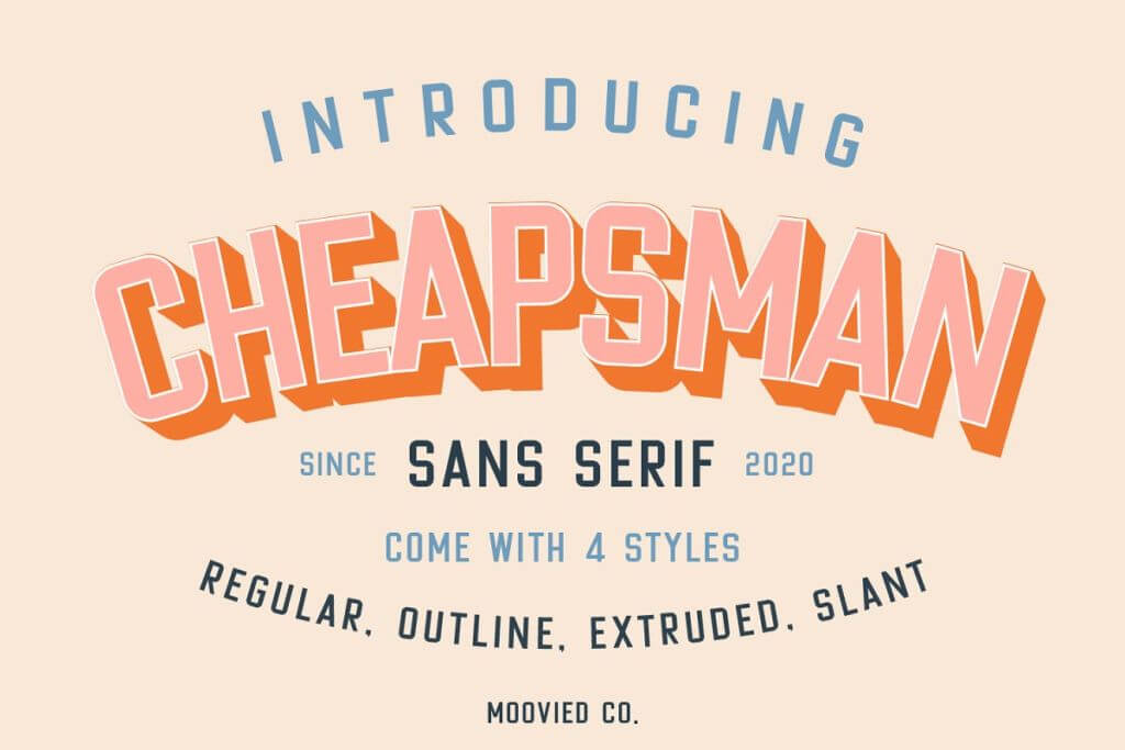Cheapsman Sans | 40% Off