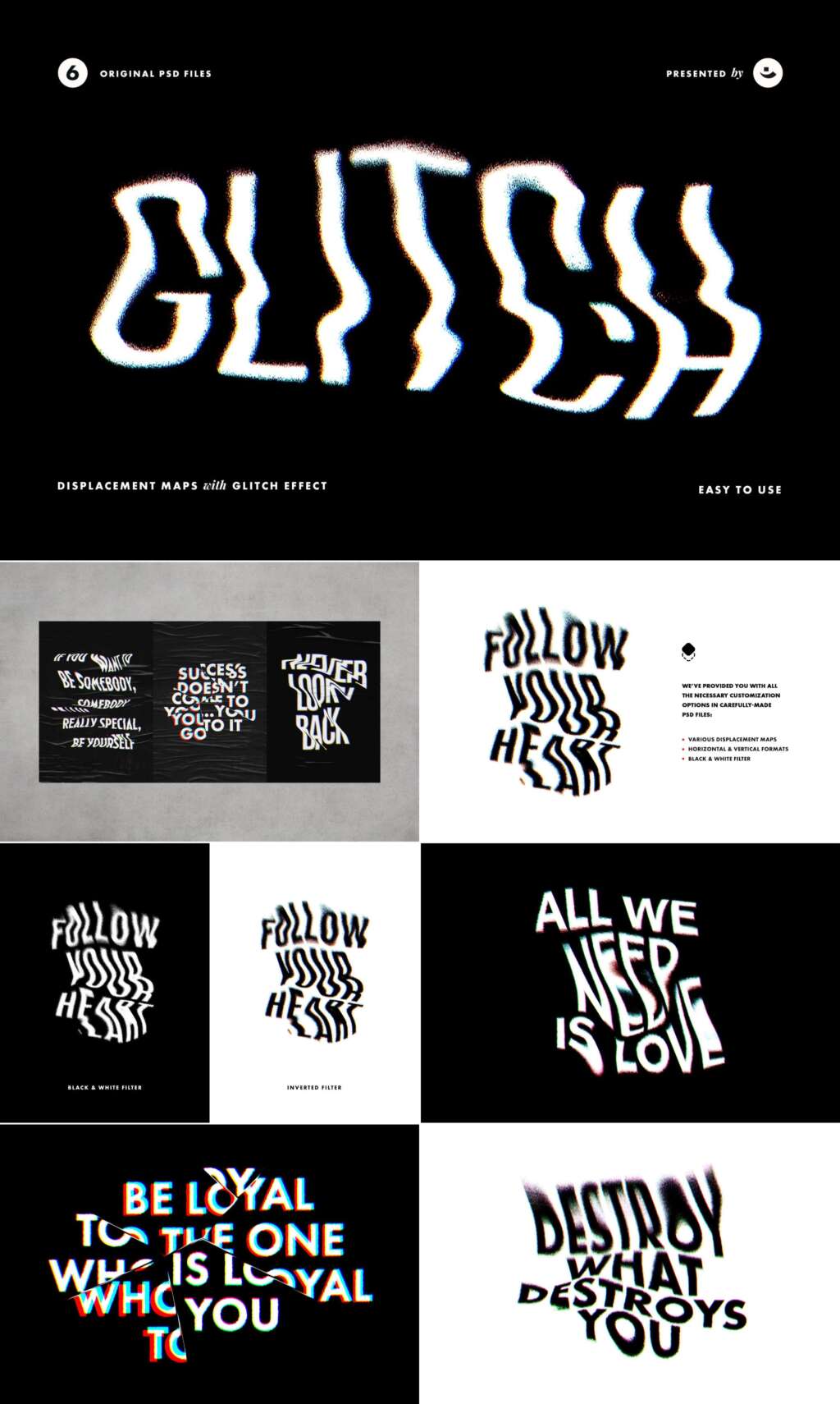 Chromatic Glitch Text Effects
