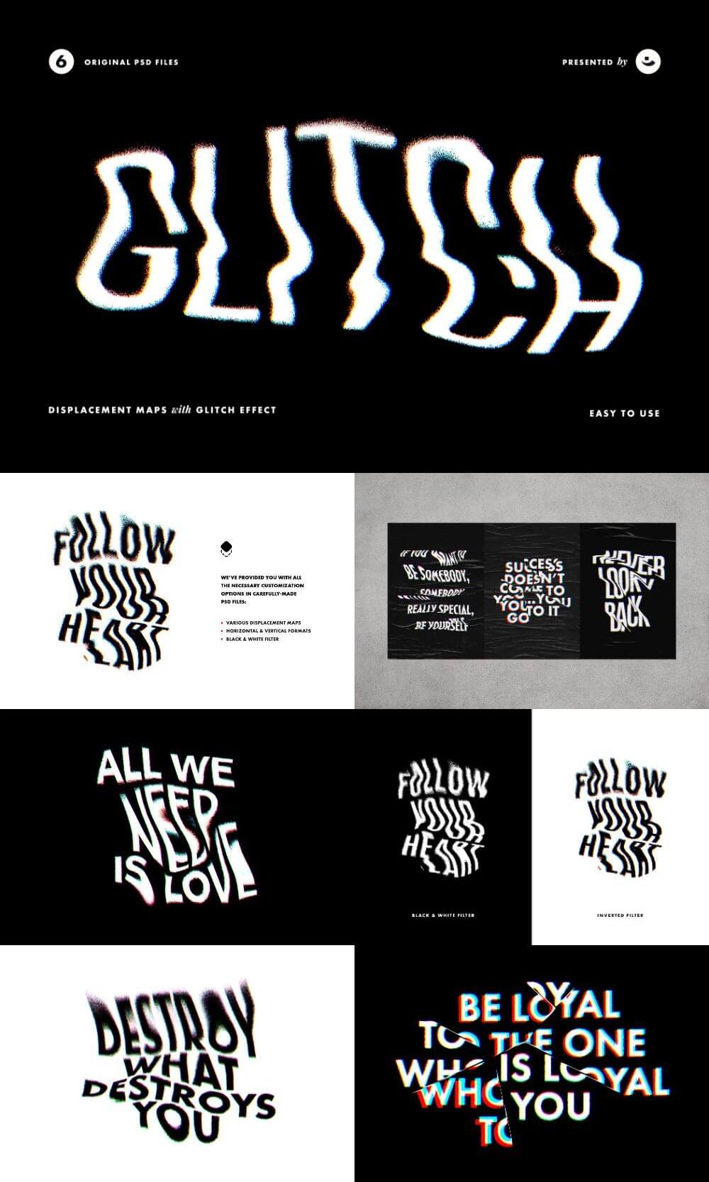 Chromatic Glitch Text Effects