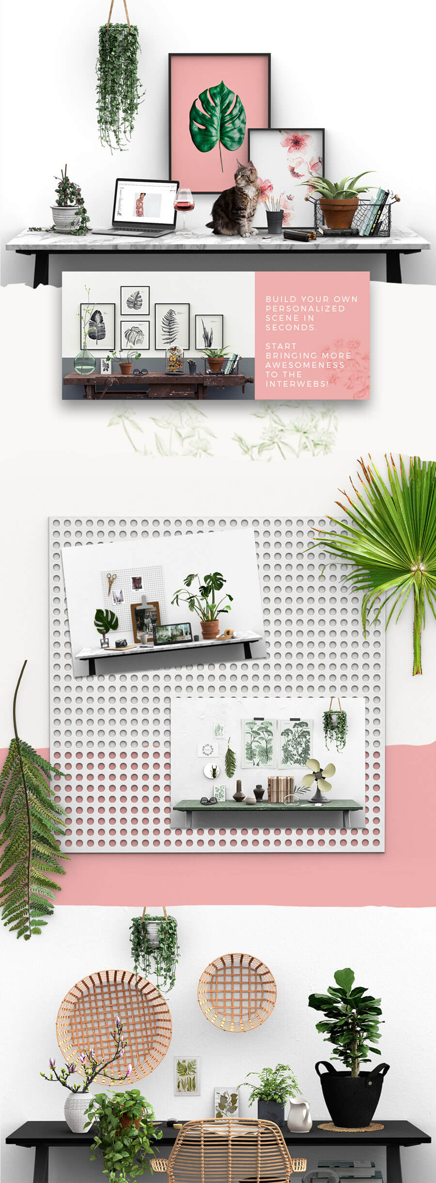 DAENTY BOTANICAL SCENE CREATOR
