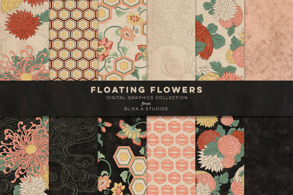 Vintage Japanese Flowers