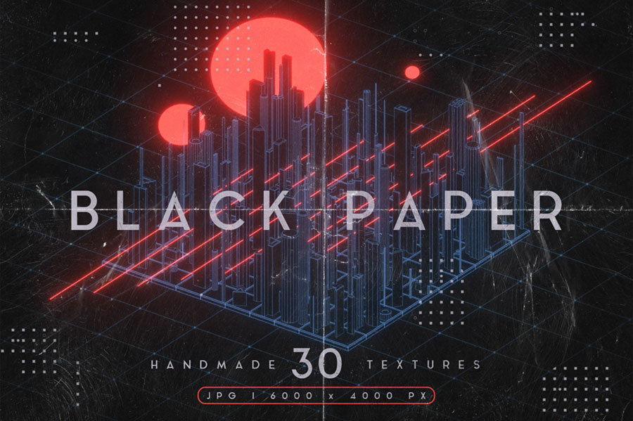 BLACK PAPER TEXTURES