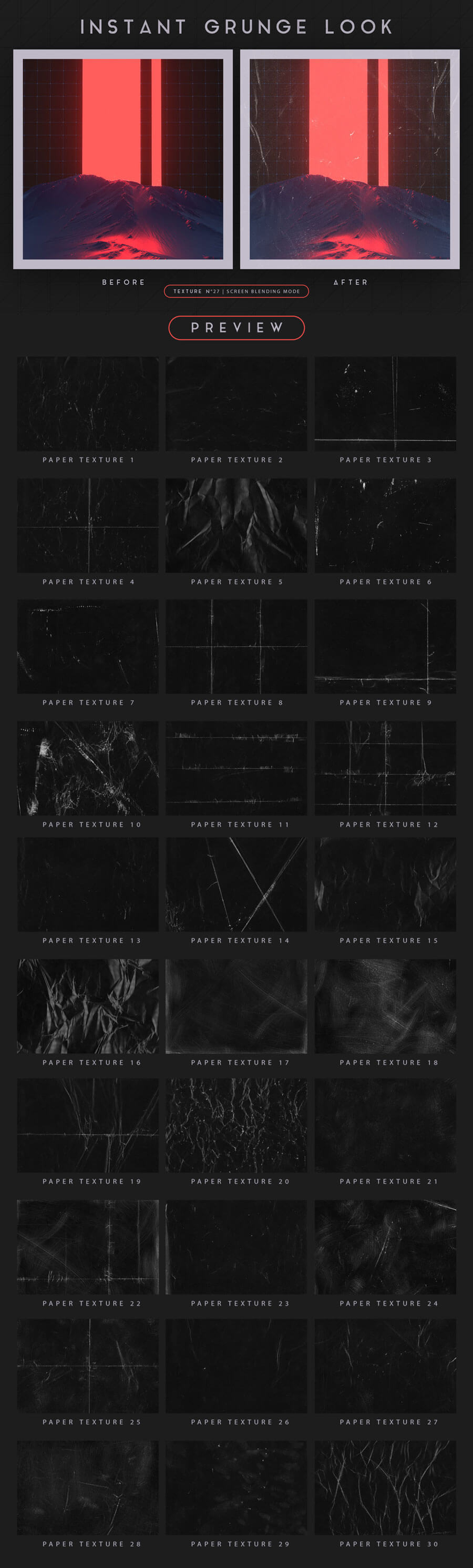 BLACK PAPER TEXTURES