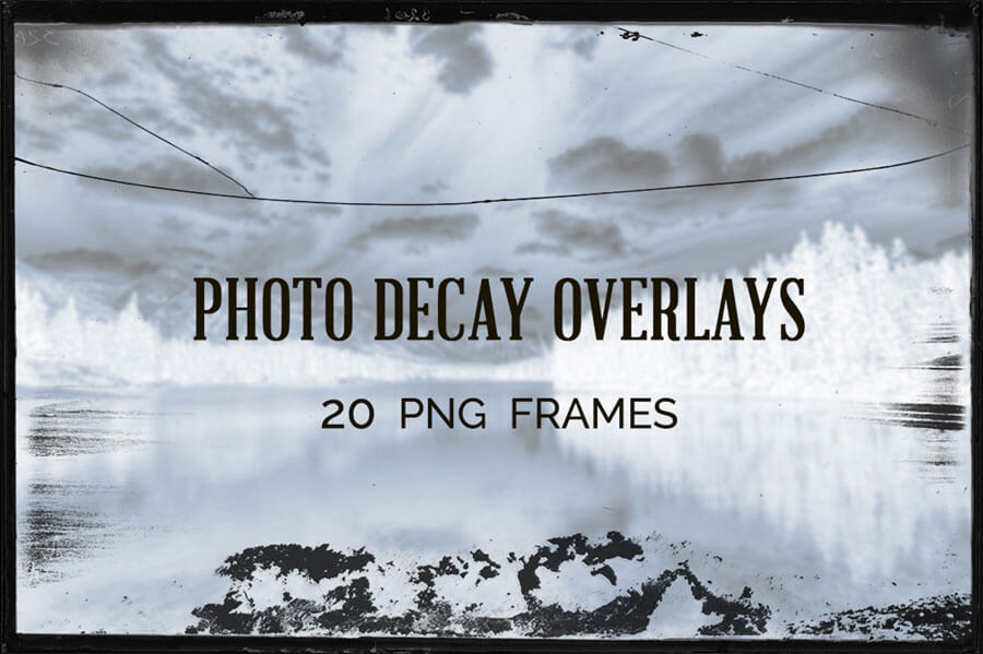 PHOTO DECAY OVERLAYS
