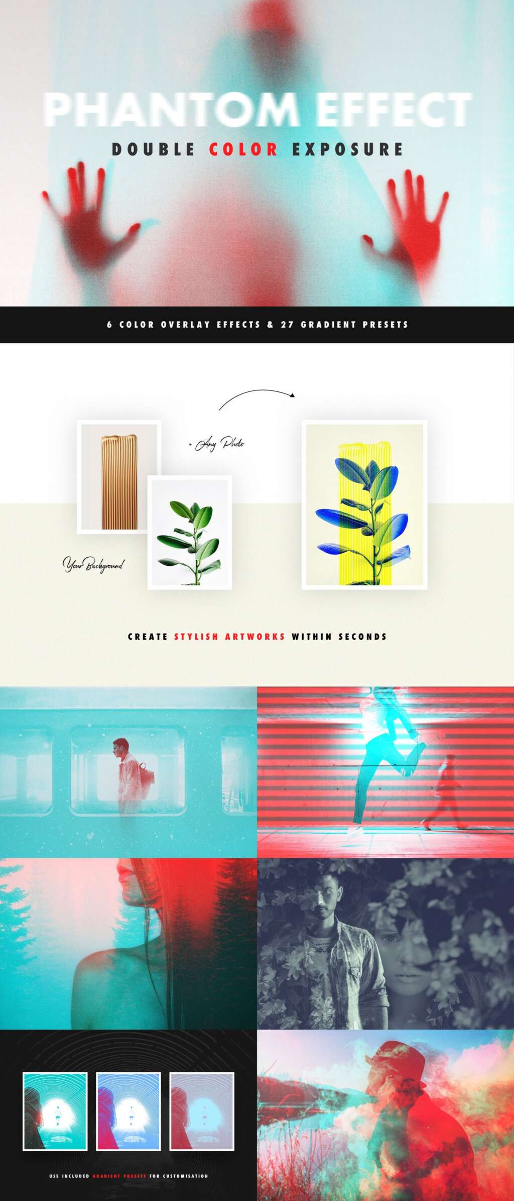 Double Color Exposure Effect