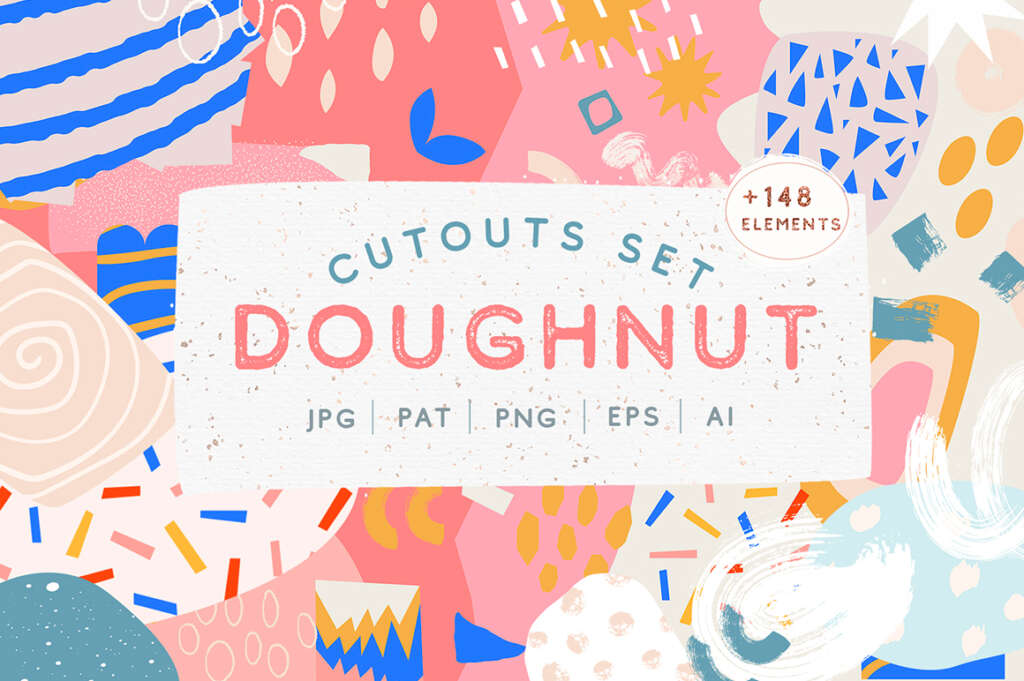 Doughnut Cutouts Set
