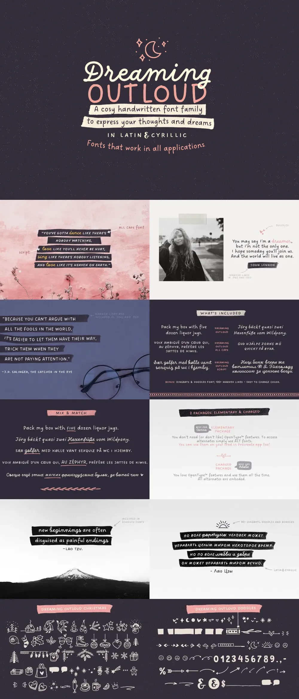 Dreaming Outloud Font Family