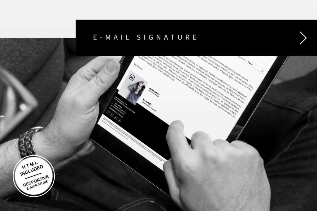 E-Mail Signature
