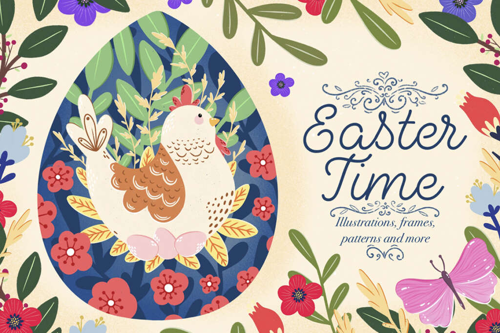 Easter Time – Cute Hand Drawn Collection