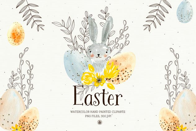 Easter - Watercolor Set