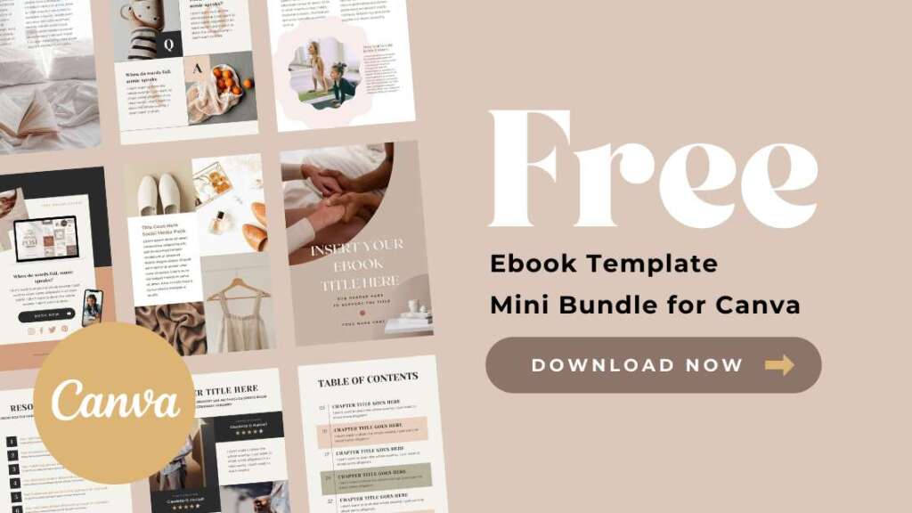 FREE Canva Ebook Template Mini Bundle