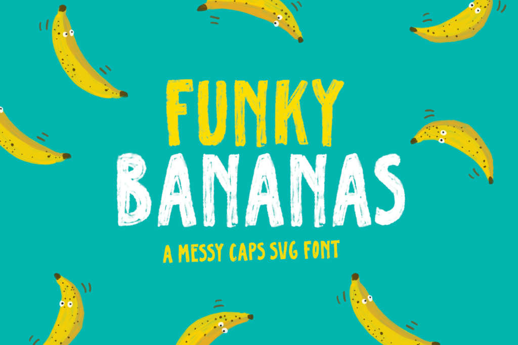 FUNKY BANANAS SVG FONT