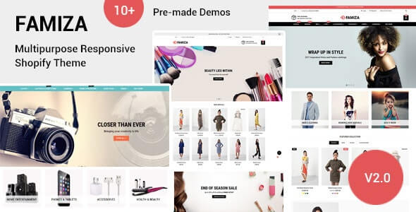 Famiza - Multipurpose Shopify Sections Theme