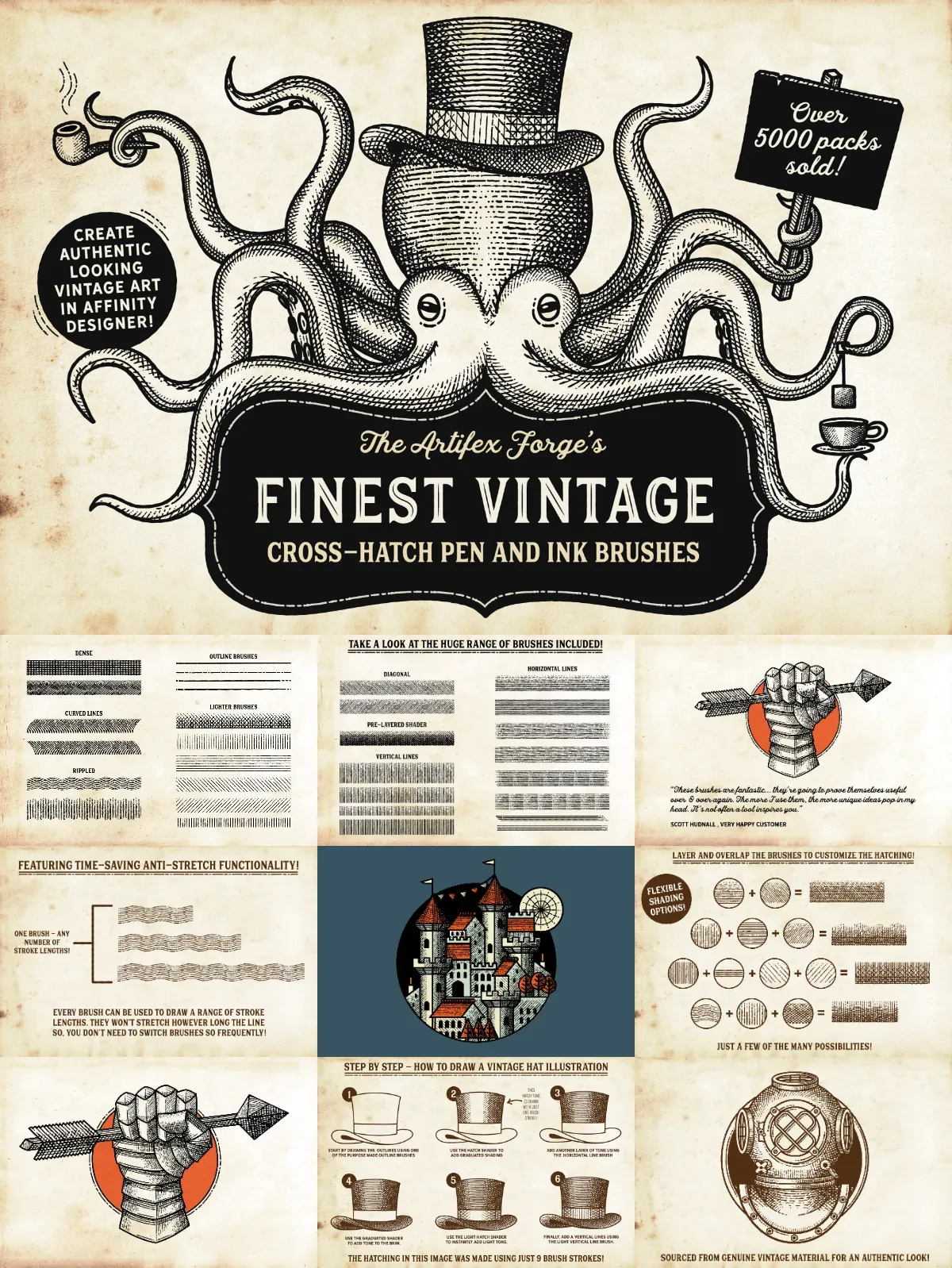 Finest Vintage – Affinity Brushes