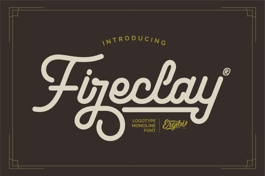 Fireclay - Logotype Monoline