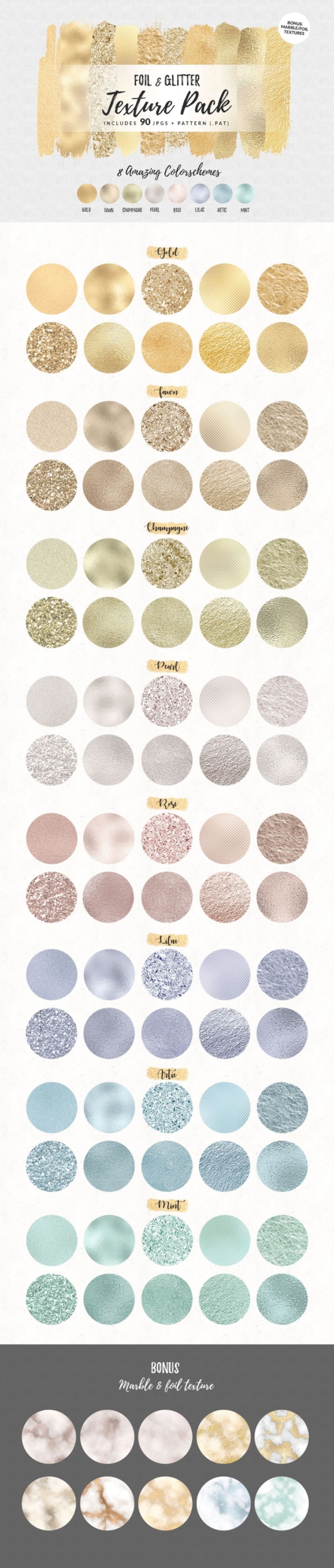 Foil & Glitter Texture