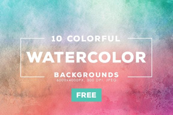 Free Colorful Watercolor Backgrounds
