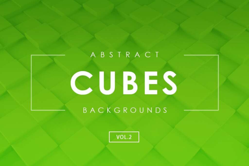 Free Cubes Abstract Backgrounds Vol. 2