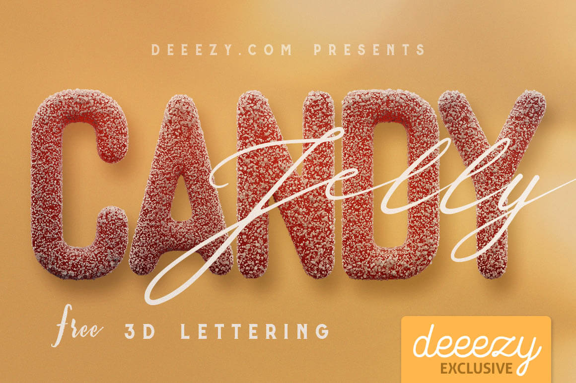 Free-Jelly-Candy-3D-lettering-Deeezy-1