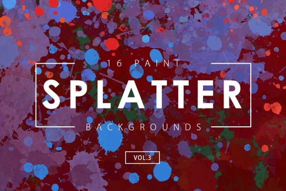 Free Paint Splatter Backgrounds 3
