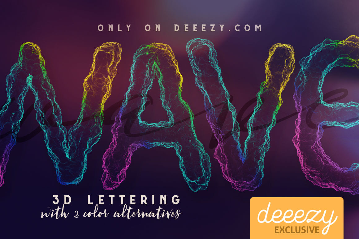 Free-Wave-3D-lettering-Deeezy-1